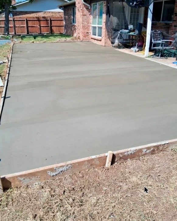 Custom Concrete Patio in Apex, NC