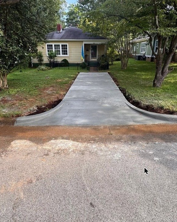 Residential Concrete Driveway in Apex, NC